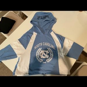 PINK hoddie with light fleece. Size M